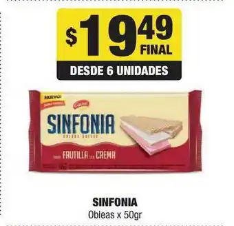 Maxi Ofertas Sinfonia Obleas x 50gr oferta