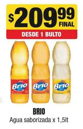 Maxi Ofertas Brio Agua Saborizada x 1,5lt oferta