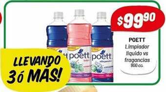 Almacor Poett Limpiador Liquido Vs Fragancias 900 cc. oferta