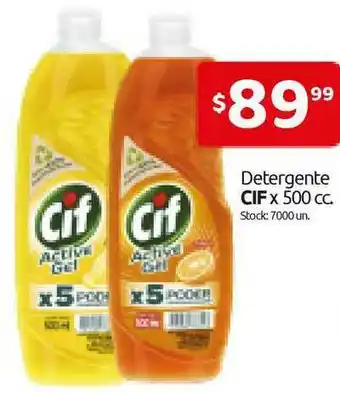 Cordiez Detergente Cif x 500cc oferta