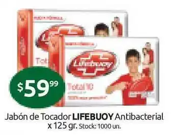 Cordiez Jabón De Tocador Lifebuoy Antibacterial x 125gr oferta