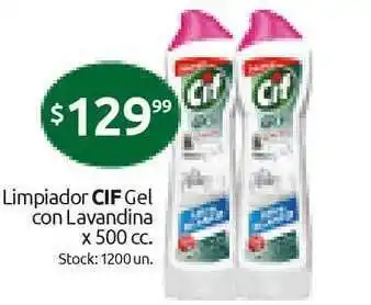 Cordiez Limpiador Cif Gel Con Lavandina x 500cc oferta
