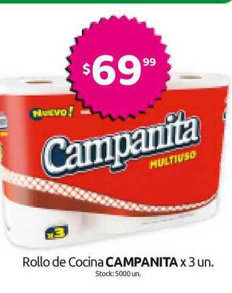 Cordiez Rollo De Cocina Campanita x 3 un oferta