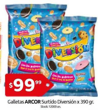 Cordiez Galletas Arcor Surtido Diversión x 390gr oferta