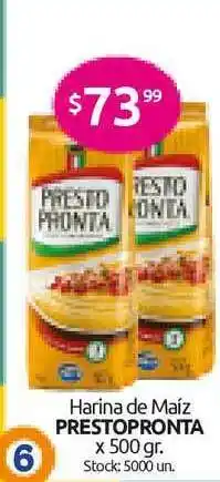 Cordiez Harina De Maíz Prestopronta x 500gr oferta