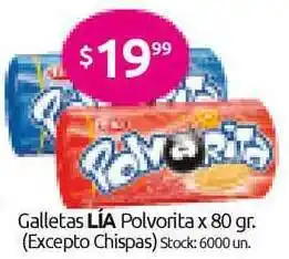 Cordiez Galletas Lía Polvorita x 80gr oferta