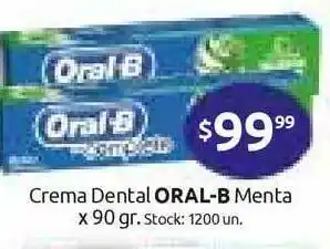 Cordiez Crema Dental Oral-b Menta x 90gr oferta