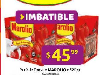 Cordiez Marolio Puré De Tomate x 520gr oferta