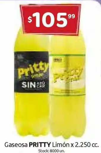 Cordiez Pritty Gaseosa Limón x 2.250cc oferta