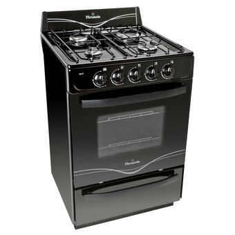 Frávega Cocina florencia 5517f negra 56cm oferta