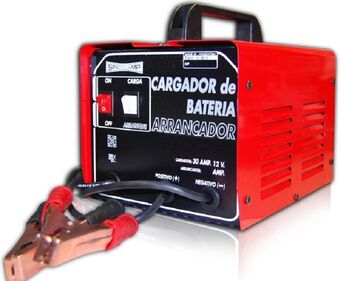 Frávega Cargador de baterias y arrancador portatil modelo cb 12/200 sincrolamp oferta
