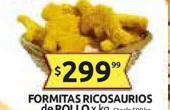 Cordiez Formitas Ricosaurios De Pollo oferta