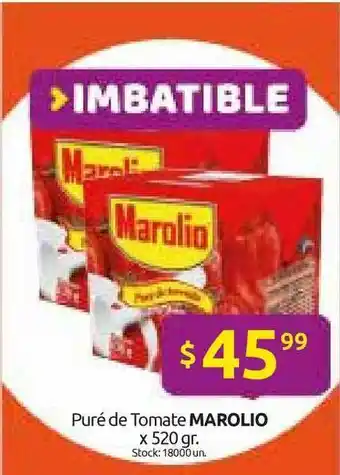Cordiez Marolio Puré De Tomate x 520gr oferta