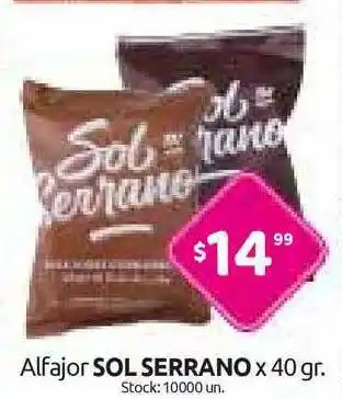 Cordiez Sol Serrano Alfajor x 40gr oferta