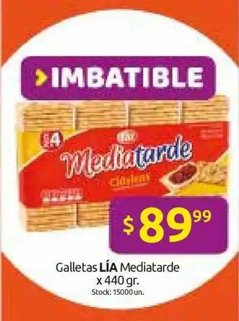 Cordiez Galletas Lía Mediatarde x 440gr oferta