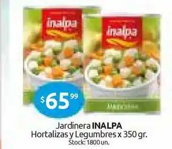 Cordiez Jardinera Inalpa Hortalizas Y Legumbre x 350gr oferta