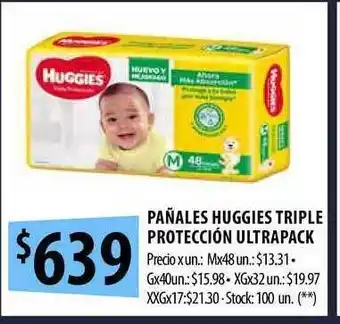 Punto Mayorista Pañales Huggies Triple Protección Ultrapack oferta