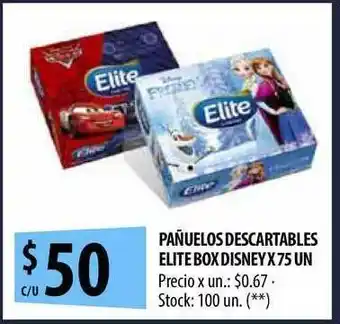 Punto Mayorista Pañuelos Descartables Elite Box Disney oferta