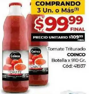 Diarco Coinco Tomate Triturado x 910gr oferta