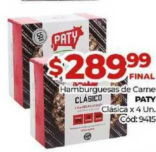 Diarco Paty Hamburguesas De Carne oferta