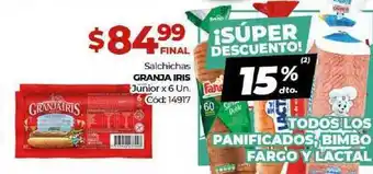 Diarco Granja Iris Salchichas oferta