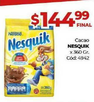 Diarco Nesquik Cacao x 360gr oferta