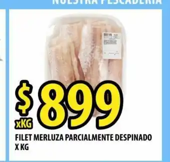 Punto Mayorista Filet Merluza Parcialmente Despinado x kg oferta