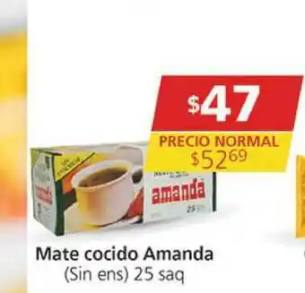 Supermercados Aiello Mate Cocido Amanda Sin Ens 25saq oferta