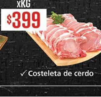 Supermercados Aiello Costeleta De Cerdo oferta