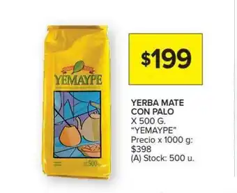 Carrefour Market Yerba Mate Con Palo x 500g oferta
