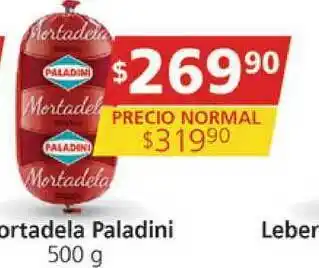 Supermercados Aiello Mortadela Paladini 500g oferta