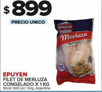 Carrefour Maxi Epuyen Filet De Merluza Congelado x 1 kg oferta