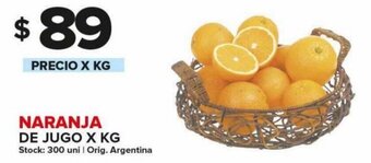 Carrefour Maxi Naranja De Jugo x kg oferta