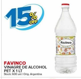 Carrefour Maxi Favinco Vinagre De Alcohol Pet x 1 Lt oferta