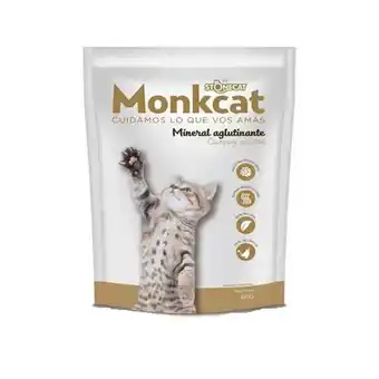 Arena sanitaria para gatos monkcat 4 kg
