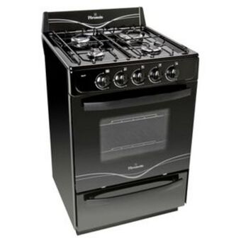 Frávega Cocina florencia 5517f negra 56cm oferta