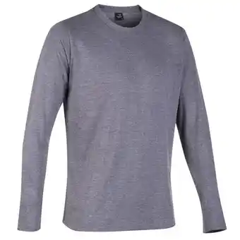 Paco Garcia Remera topper manga larga basica gris cotton hombre oferta