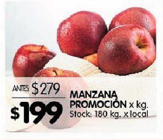 Disco Manzana promoción kg oferta