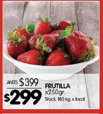 Disco Frutilla x 250g oferta