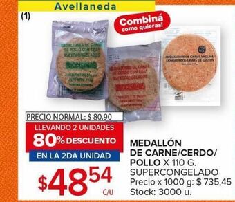 Carrefour Maxi Medallon de carne oferta