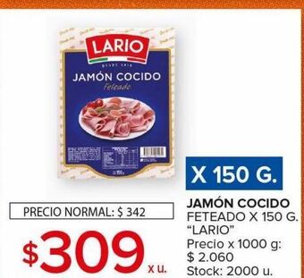 Carrefour Maxi Jamón cocido oferta
