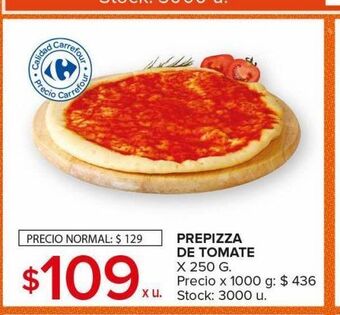 Carrefour Maxi Prepizza de tomate oferta