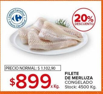 Carrefour Maxi Filete de merluza oferta
