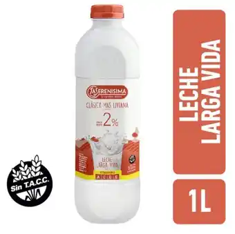 Supermercados Comodin Leche la serenísima uat parcialmente descremada 2% mas liviana pet 1l oferta