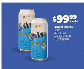 Makro Cerveza quilmes cristal oferta