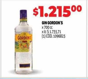 Makro Gin gordon's oferta