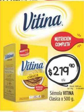 Supermercados Becerra Sémola vitina clasica oferta