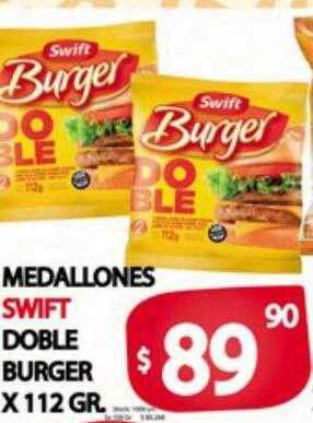 Supermercados Caracol Medallones swift doble burger oferta