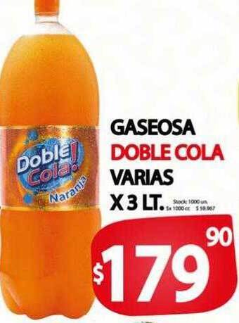 Supermercados Mariano Max Gaseosa doble cola varias oferta