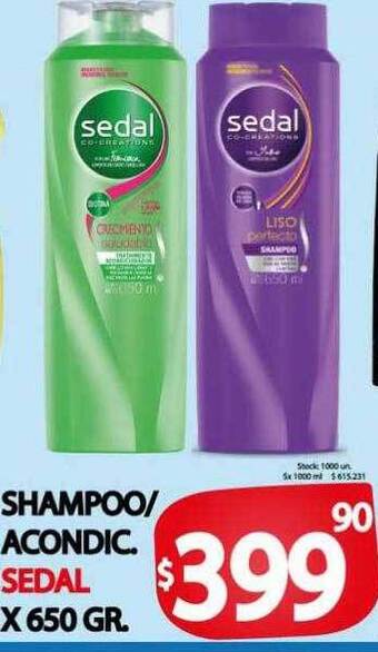 Supermercados Mariano Max Shampoo acondic. sedal oferta